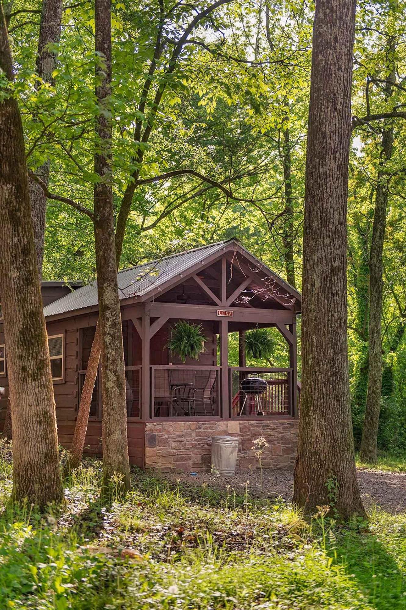 Lena Cabin Wooded Tiny Cabin - Hot Tub Chattanooga Buitenkant foto