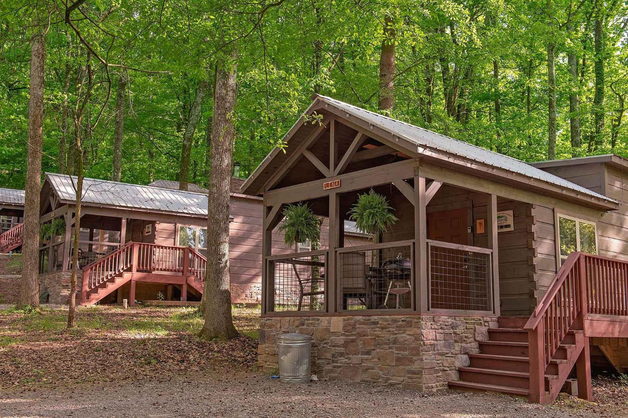 Lena Cabin Wooded Tiny Cabin - Hot Tub Chattanooga Buitenkant foto