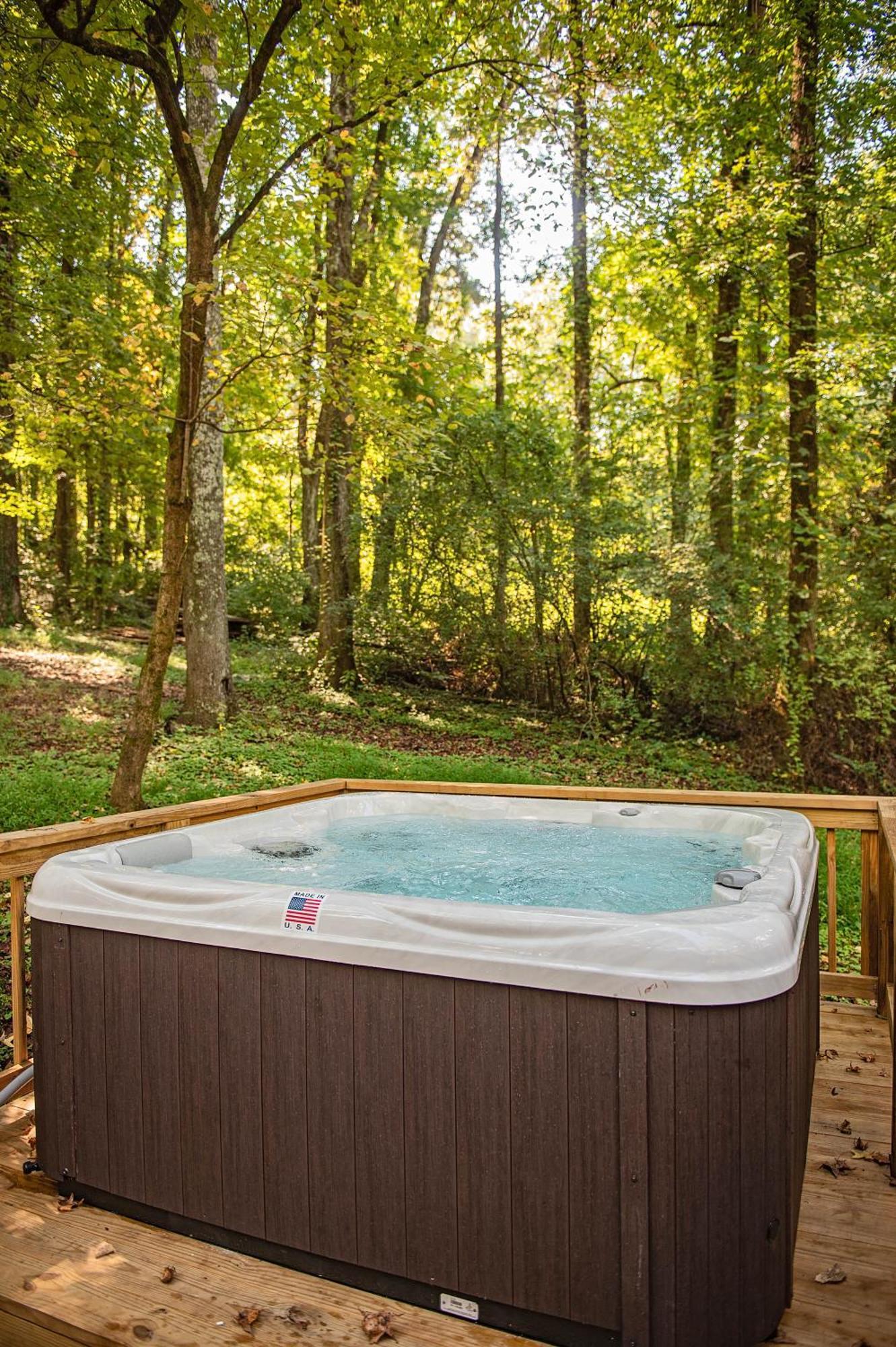 Lena Cabin Wooded Tiny Cabin - Hot Tub Chattanooga Buitenkant foto