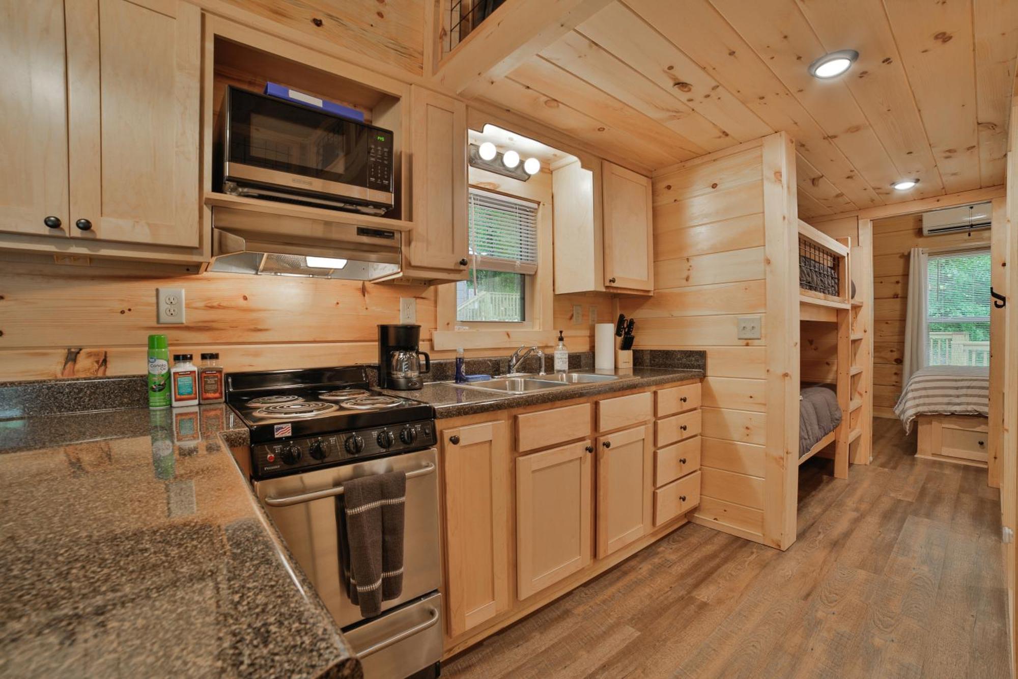 Lena Cabin Wooded Tiny Cabin - Hot Tub Chattanooga Buitenkant foto