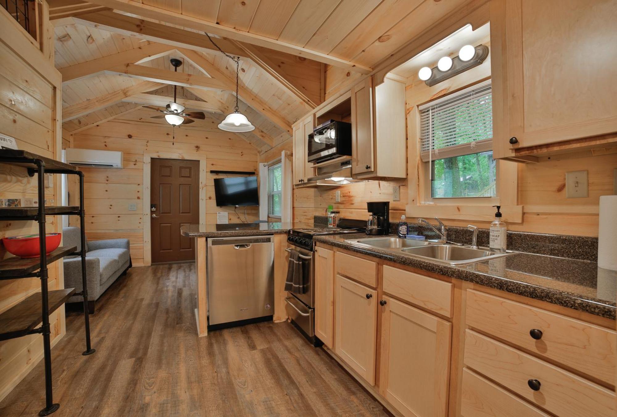 Lena Cabin Wooded Tiny Cabin - Hot Tub Chattanooga Buitenkant foto
